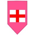 Unconditional Love St. Georges Cross Screen Print Bandana Bright Pink Large UN848066